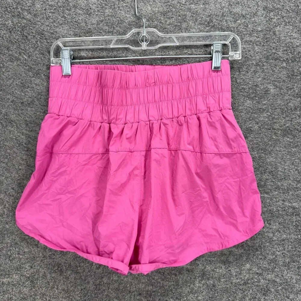 Joy Lab Shorts Girls XS Pink High Rise Pull On Chino Elastic Waist Pockets